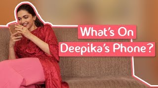 Whats On Deepika Padukones Phone  MissMalini