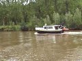 jachtje het Van Starkenborghkanaal / Hoendiep