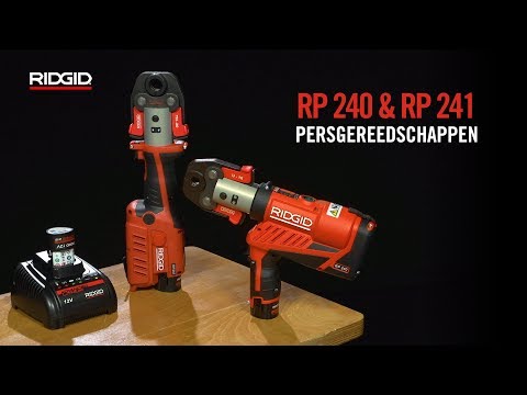 RIDGID RP 240 en RP 241 persgereedschappen