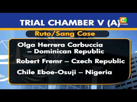 kenyan - The presidency of the International Criminal Court has now instituted two separate trial chambers to hear the two Kenyan cases facing President Uhuru Kenyatt...