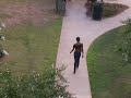 my sis walking away