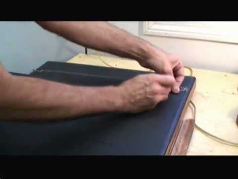 how to attach the wire to a picture frame