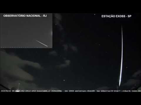 LONG METEOR OVER SÃO PAULO STATE uploaded by Eduardo P. Santiago
