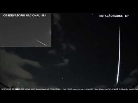 LONG METEOR OVER SÃO PAULO STATE  uploaded by Eduardo P.  Santiago