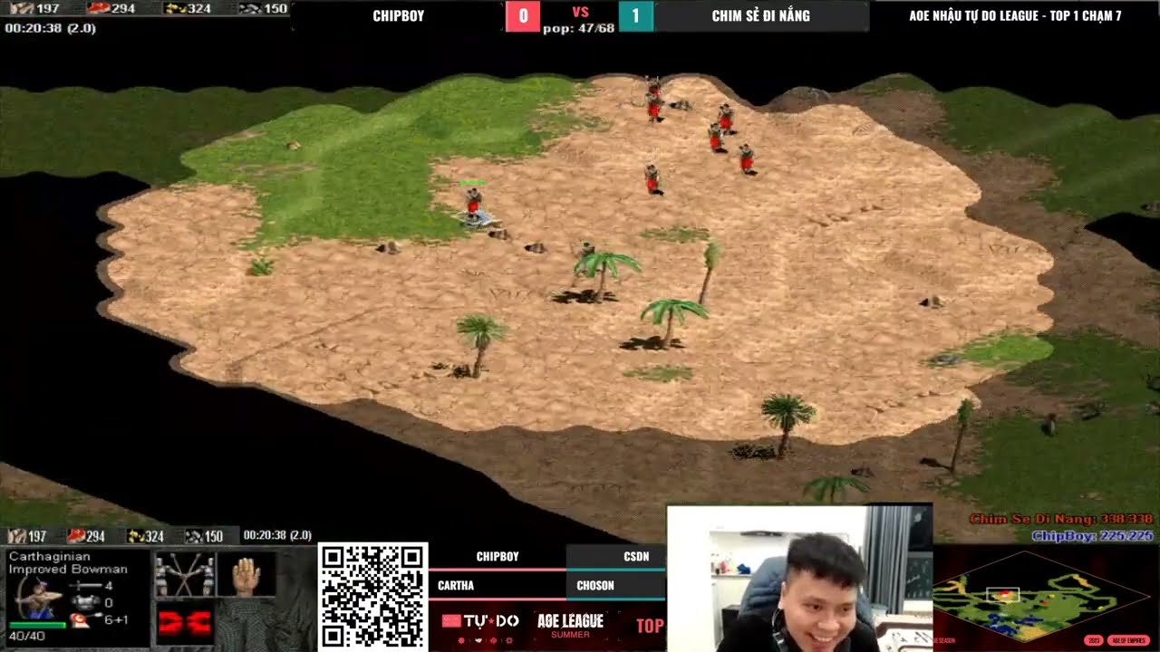 Vòng 7: Chipboy vs Chim Sẻ Đi Nắng | AOE League Summer Cup 2023