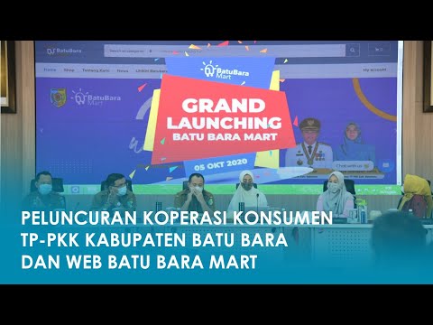 Peluncuran Koperasi Konsumen TP-PKK Kab. Batu Bara dan web Batubaramart