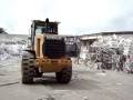 Loader Rehandling Alumimum Bale at a Recycling Plant