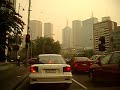 Melbourne in thick smoke from bush fire