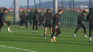 تداريب فريق نهضة بركان استعدادا لمنافسات دوري أبطال افريقيا