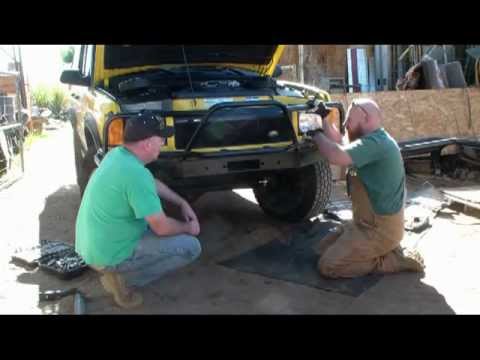Tactical Rovers Discovery 2 Front Bumper Install.mpg