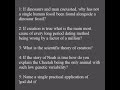 10 Questions every creationist must answer.