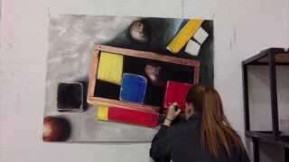 Oil Pastel Process (Time Lapse)