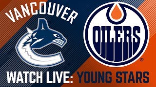 ARCHIVE  Oilers vs Canucks - Young Stars
