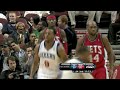 Andre Iguodala nasty facial over Terrence Williams