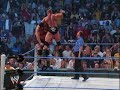 Brock lesnar superplex big show and breaks ring