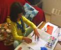 Olga pintando