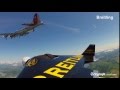  - 'Jetman' adventurer Yves Rossy flies with B17 bomber aircraft 