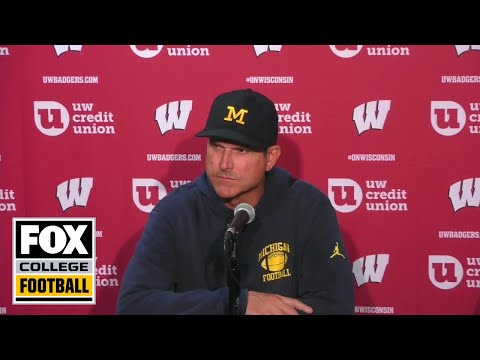 Video: Jim Harbaugh: Michigan was 'outplayed, outprepared, outcoached' vs. Wisconsin | FOX COLLEGE FOOTBALL