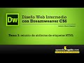 Dreamweaver CS6 Intermedio - Tema 03