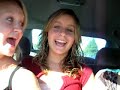 in the car