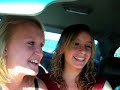 in the car