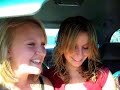 in the car