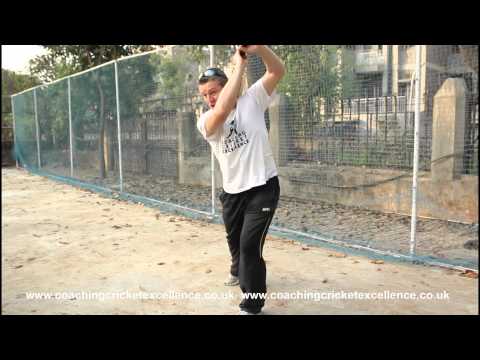 how to practice cricket batting alone