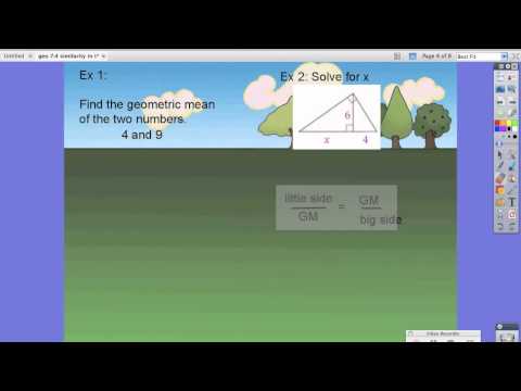 how to prove right triangles similar