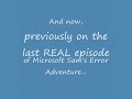 Microsoft Sam's Error Adventure Episode 07