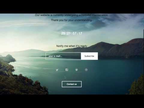 how to maintenance mode wordpress