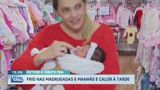 Outono e frente fria: frio nas madrugadas e manhãs e calor à tarde