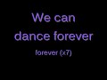 Dance Forever - Allstar Weekend (LYRICS ON SCREEN)
