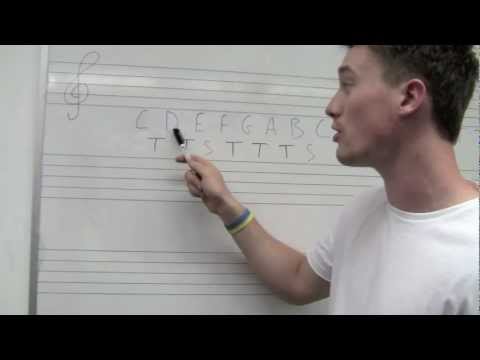 how to draw a g major scale