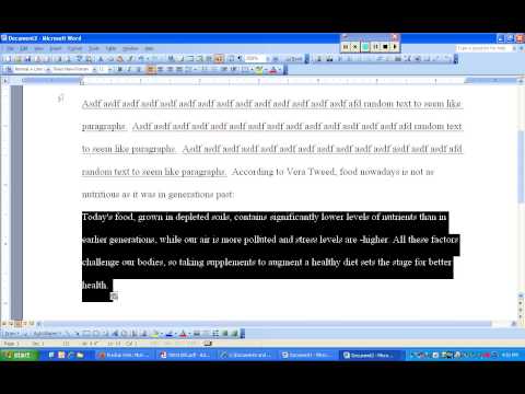 how to write quotation