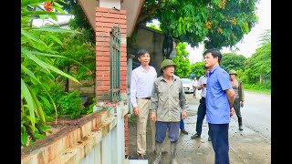 Đồng chí Chủ tịch UBND thành phố Uông Bí Nguyễn Mạnh Hà kiểm tra tiến độ dự án cải tạo, nâng cấp tuyến đường Yên Tử