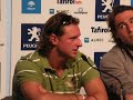 David Nalbandian y las precauciones para la cadera en 2010.