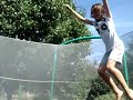 Frontflip on the trampoline