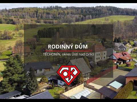 Video PRODEJ - rodinný dům v Těchoníně