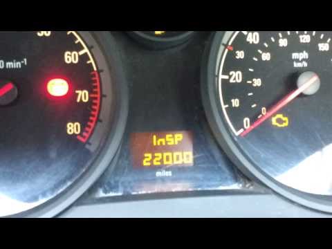 how to reset corsa d'fuel gauge