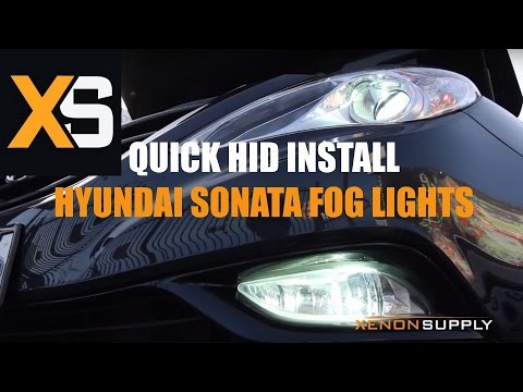 Quick HID Install: Hyundai Sonata Fog Light HID Xenon Installation