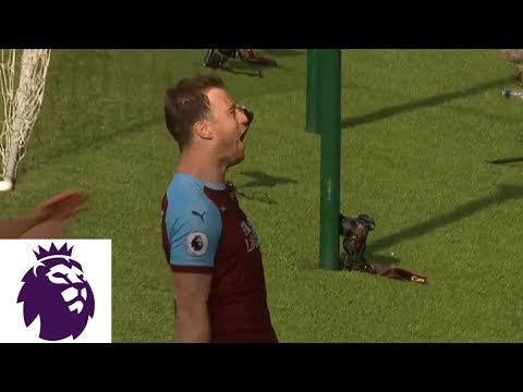 Video: Burnley regain the lead through Ashley Barnes against Tottenham | Premier League | NBC Sports