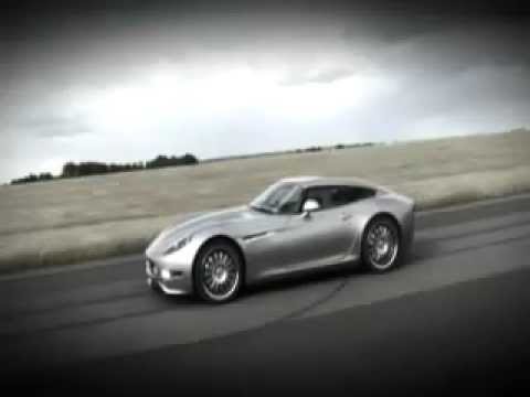Lightning GT battery electric sports car with 4 wheel motors
