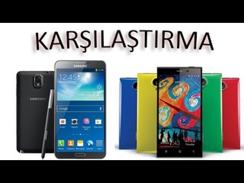 General Mobile Discovery Elite ve Galaxy Note 3 Karşılaştırma