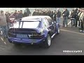 This Ford Escort Cosworth RS has been well prepared for drag races and for sure only a few components of the car are the original ones. All the engine modifications allow to produce a power of 800 BHP, I think with the NOS. You can hear the sound of this car making some loud revs and shooting a VERY big flame (0:30). THANKS FOR WATCHING AND SUBSCRIBE!!!