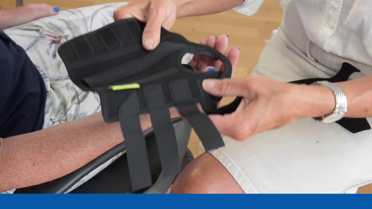 SOT Thumb Orthosis fitted with Wrist Support