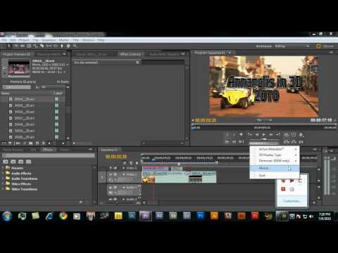 dhelmly - In this 7 part series, Dave Helmly walks you through a complete 3D Stereo workflow with Premiere Pro CS5. This is a start to finish workflow and a must see f...