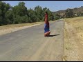 Stroll on an abandon road
