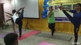 7th district level yoga competition