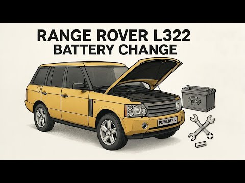 How to change the battery on a Range Rover L322