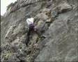 arrampicata nella gola della rocchetta presso gualdo tadino